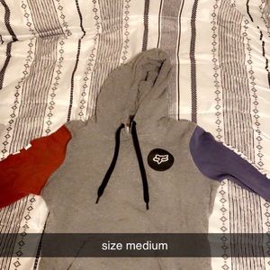 size medium Fox racing hoodie
